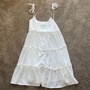Pretty white flowy dress